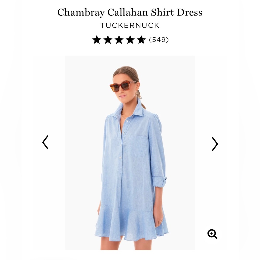Tuckernuck Chambray Callahan Shirt Dress